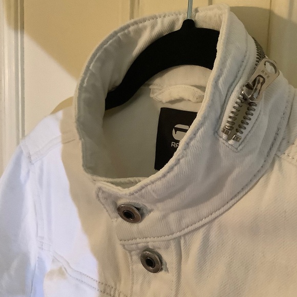 G-Star Raw White Jean Jacket L - Picture 3 of 5